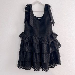 White Birch black cupcake dress, size 2X
